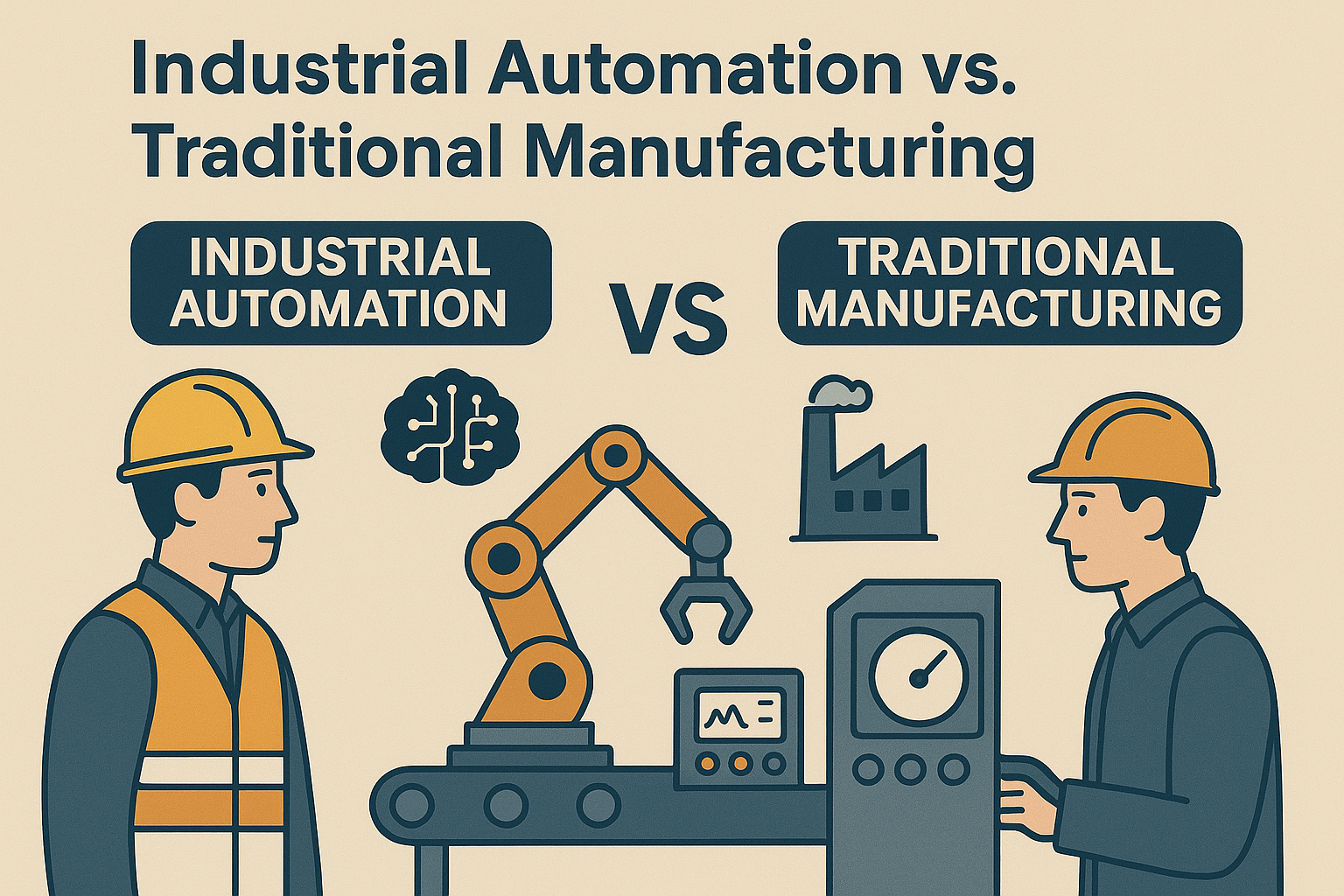 Industrial Automation vs. Traditional Manufacturing: What’s the Difference?