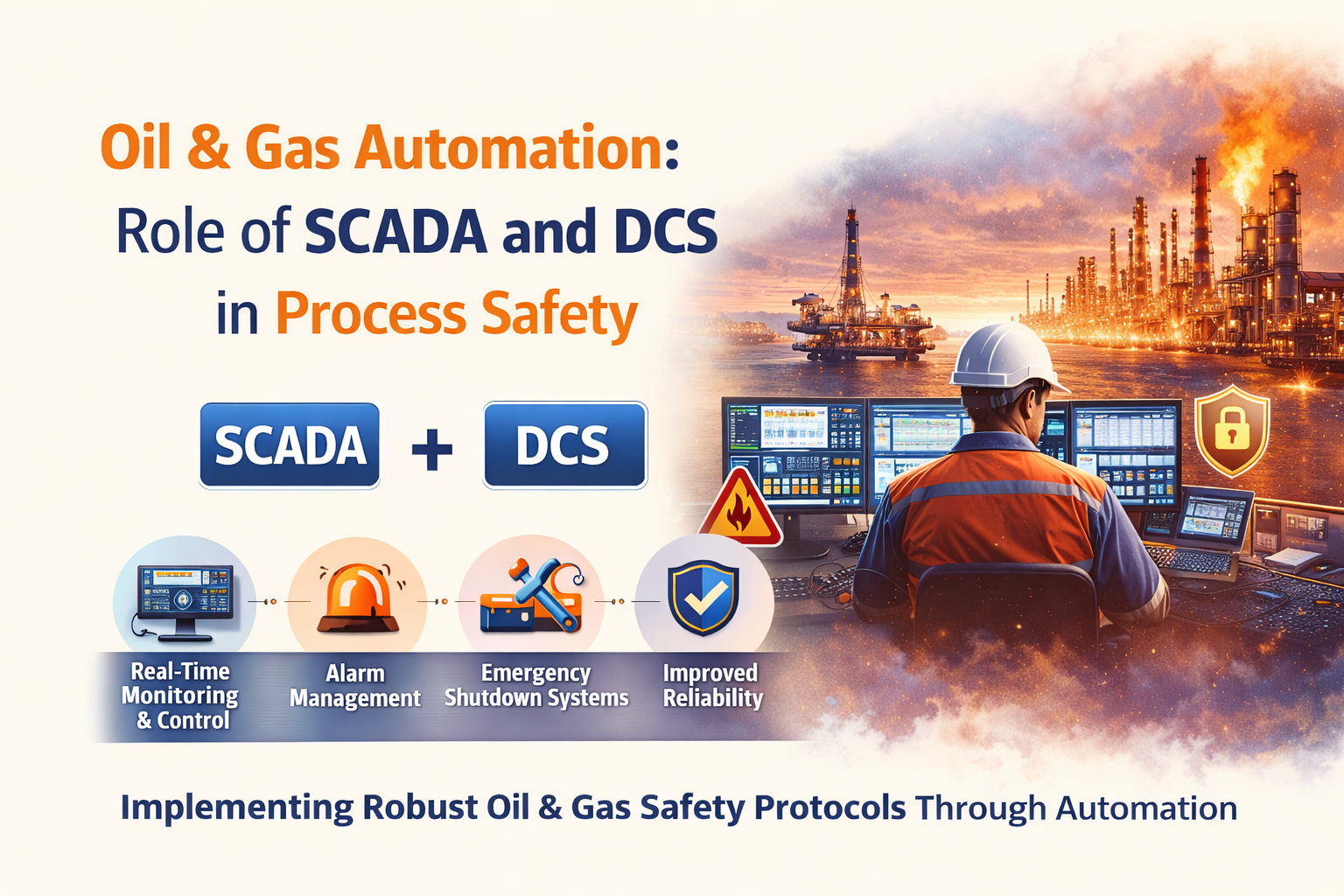 Oil & Gas Automation: Role of SCADA and DCS in Process Safety