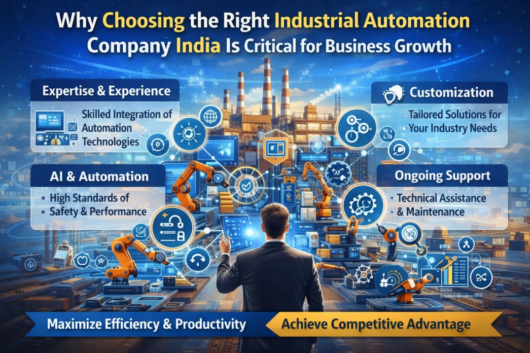 Why Choosing the Right Industrial Automation Company India Is Critical for Business Growth