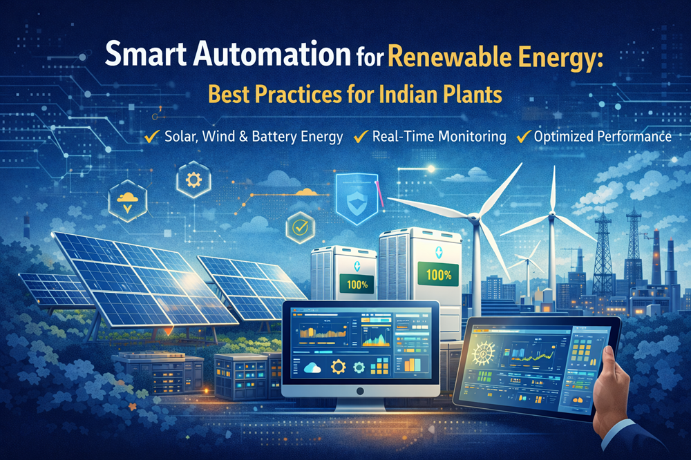 Smart Automation for Renewable Energy: Best Practices for Indian Plants