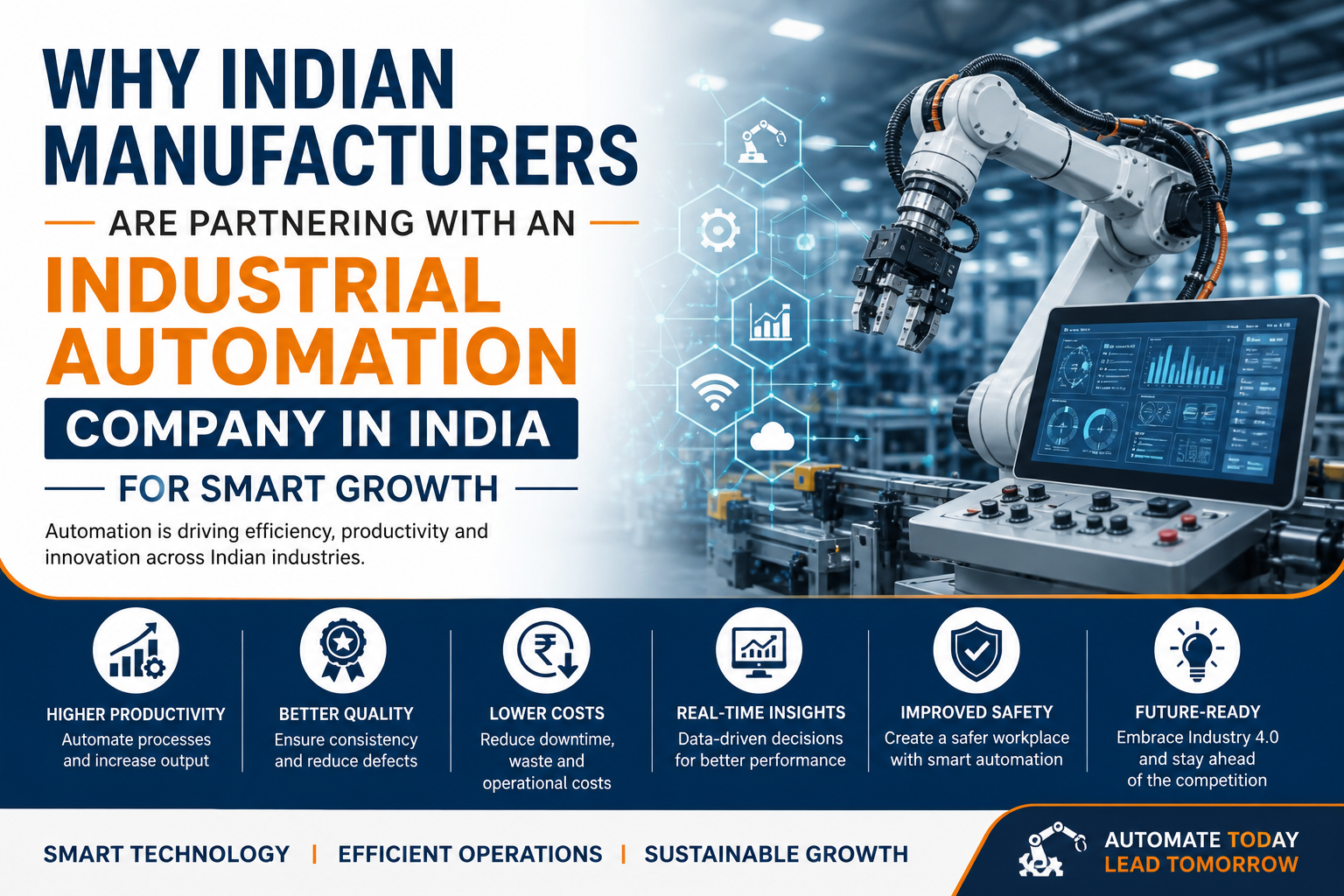Why Indian Manufacturers Are Partnering with an Industrial Automation Company in India for Smart Growth