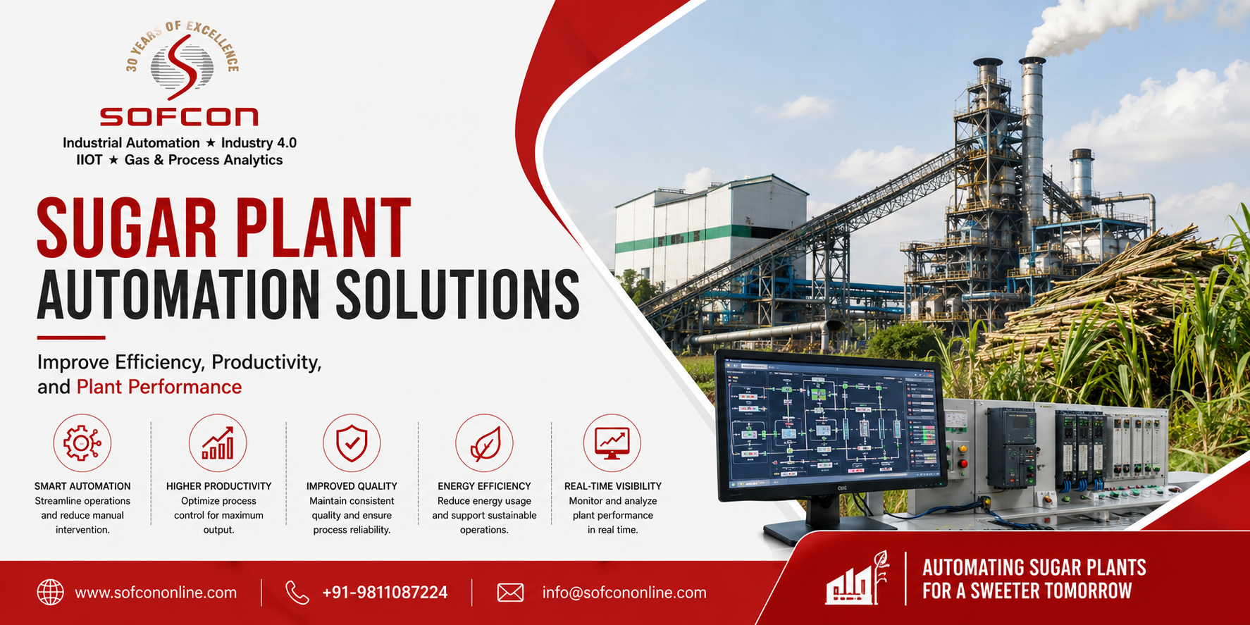 Sugar Plant Automation Solutions: Improve Efficiency, Productivity, and Plant Performance