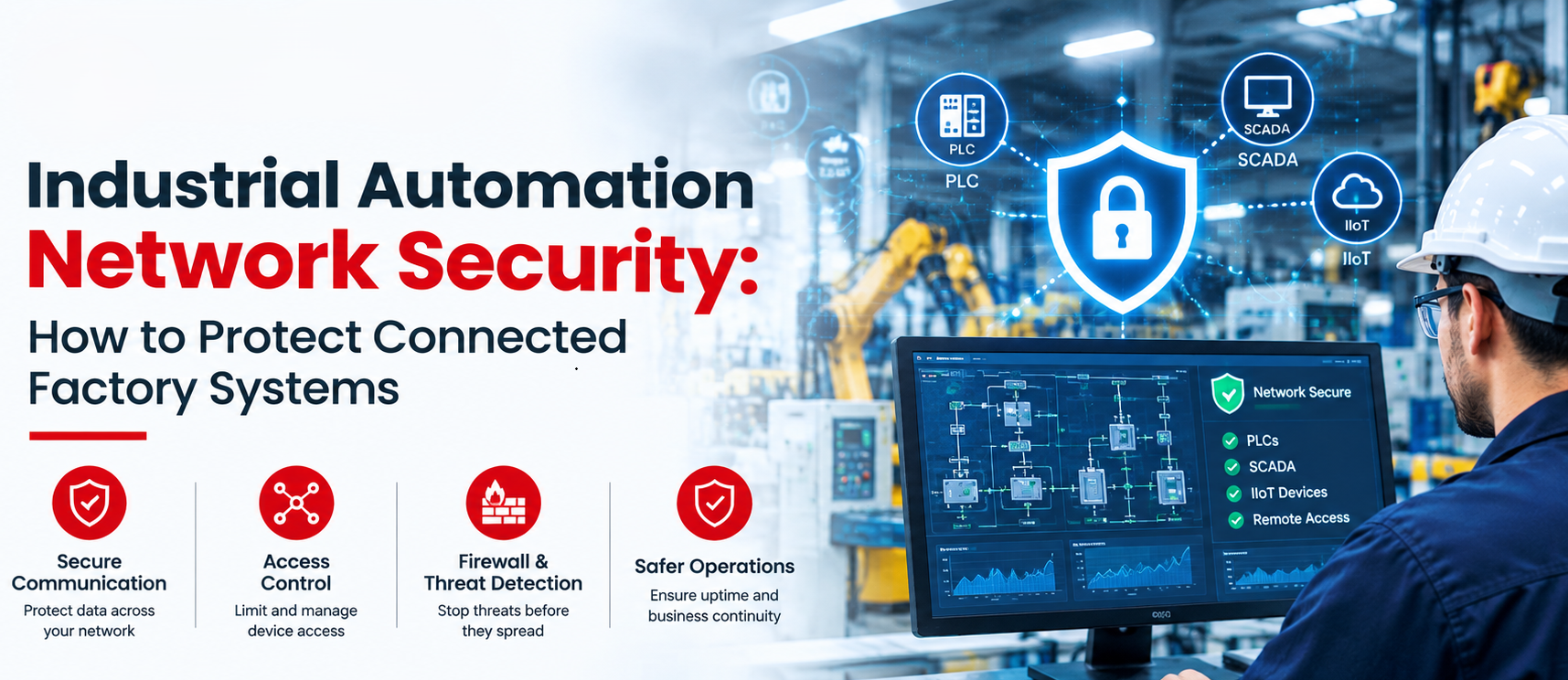 Industrial Automation Network Security: How to Protect Connected Factory Systems